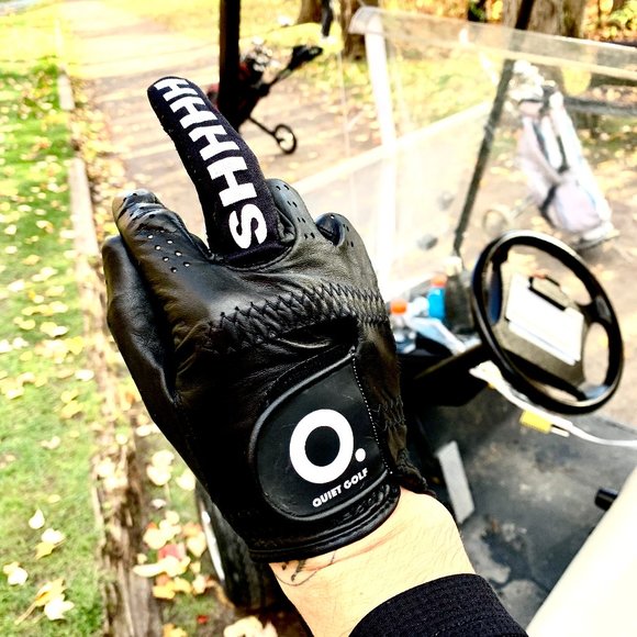 Quiet Golf Black SHHHH™ Golf Glove - Picture 4 of 6